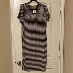 Charlotte Russe Black and White Striped Dress